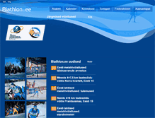 Tablet Screenshot of biathlon.ee