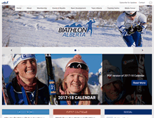 Tablet Screenshot of biathlon.ca