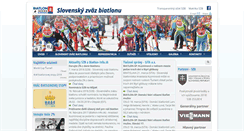 Desktop Screenshot of biathlon.sk