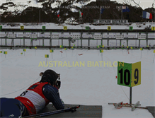 Tablet Screenshot of biathlon.asn.au