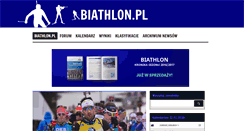 Desktop Screenshot of biathlon.pl