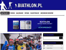 Tablet Screenshot of biathlon.pl