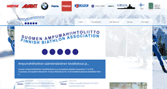 Desktop Screenshot of biathlon.fi