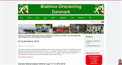 Desktop Screenshot of biathlon.dk